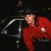 Michael jackson arriving at a celebrity even circa 1990